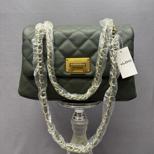 ALDO Olive Quilted Shoulder Bag